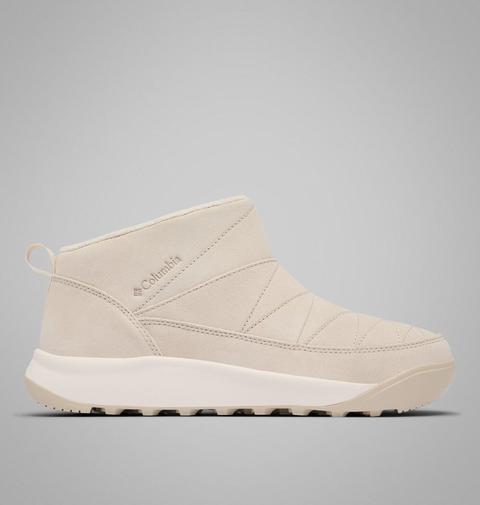 Женские ботинки Columbia Minx Xtra Shorty Suede - Wide, цвет: Серо-бежевый / Молочный