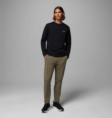 Men's Planetary Point Long Sleeve Technical Graphic T-Shirt, Color: Black, LC Gem Columbia, image 6