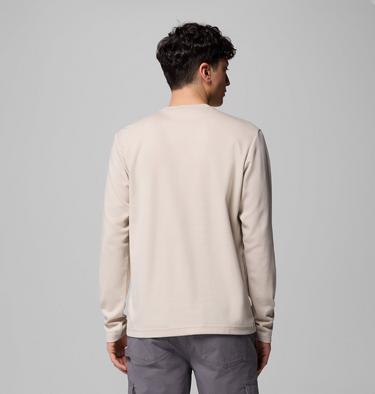 Men's Planetary Point Long Sleeve Technical Graphic T-Shirt, Color: Dark Stone, LC Gem Columbia, image 3