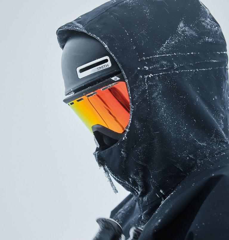 Men's Coreshot Printed Waterproof Ski Jacket, Color: Greenscape Treebark Print, Black, image 15