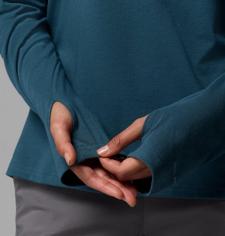 Women's Sun Trek Technical Hoodie, Color: Everblue, image 6