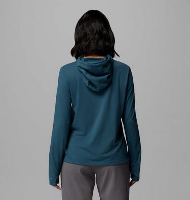 Sudadera con capucha Sun Trek para mujer, Color: Everblue, image 7
