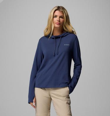 Sudadera con capucha Sun Trek para mujer, Color: Nocturnal, image 3