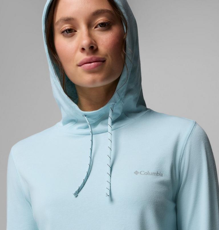 Sudadera con capucha Sun Trek para mujer, Color: Marine Light, image 5