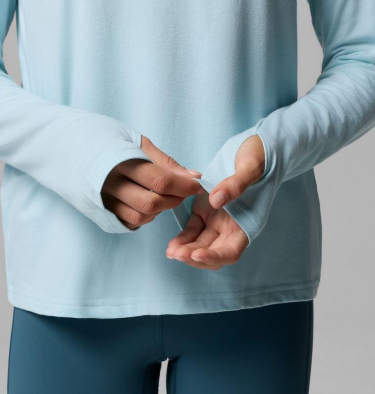 Sudadera con capucha Sun Trek para mujer, Color: Marine Light, image 6
