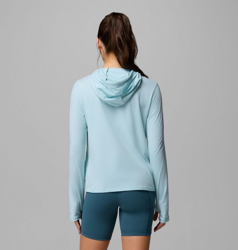 Sudadera con capucha Sun Trek para mujer, Color: Marine Light, image 3
