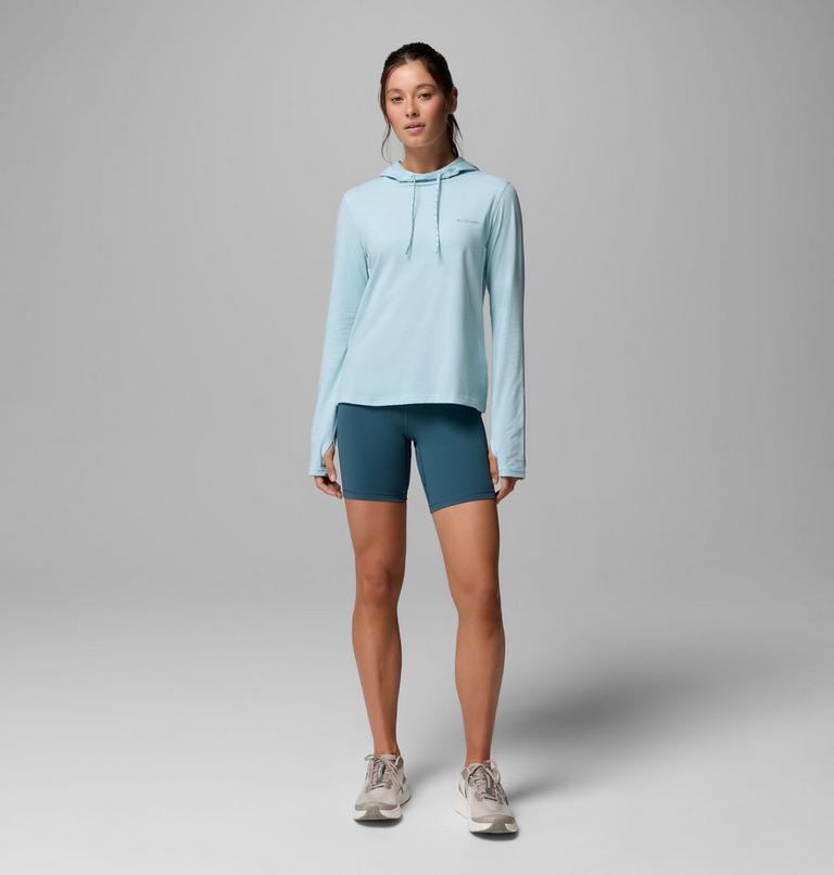 Sudadera con capucha Sun Trek para mujer, Color: Marine Light, image 2