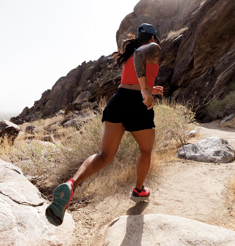 Women's Konos Trillium ATR Hiking Shoe, Color: Neon Sunrise, Teal Chloride, image 13