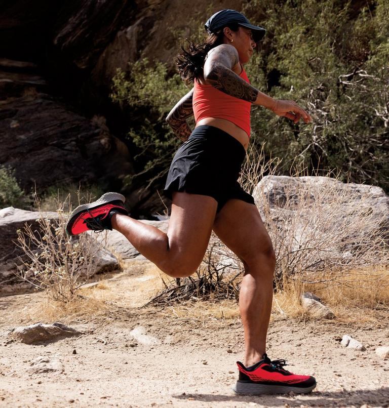 Women's Konos Trillium ATR Hiking Shoe, Color: Neon Sunrise, Teal Chloride, image 14