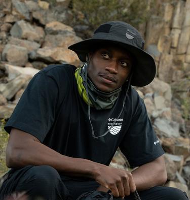 Cappello a falda larga Columbia Hike Society unisex, Color: Grill, image 9