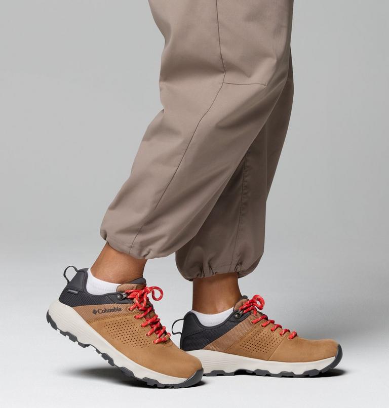 Women's Newton Nimble LTR Waterproof Shoe, Color: Elk, Poppy Red, image 10