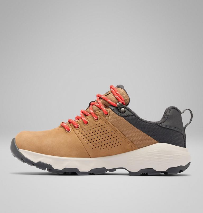 Women's Newton Nimble LTR Waterproof Shoe, Color: Elk, Poppy Red, image 6