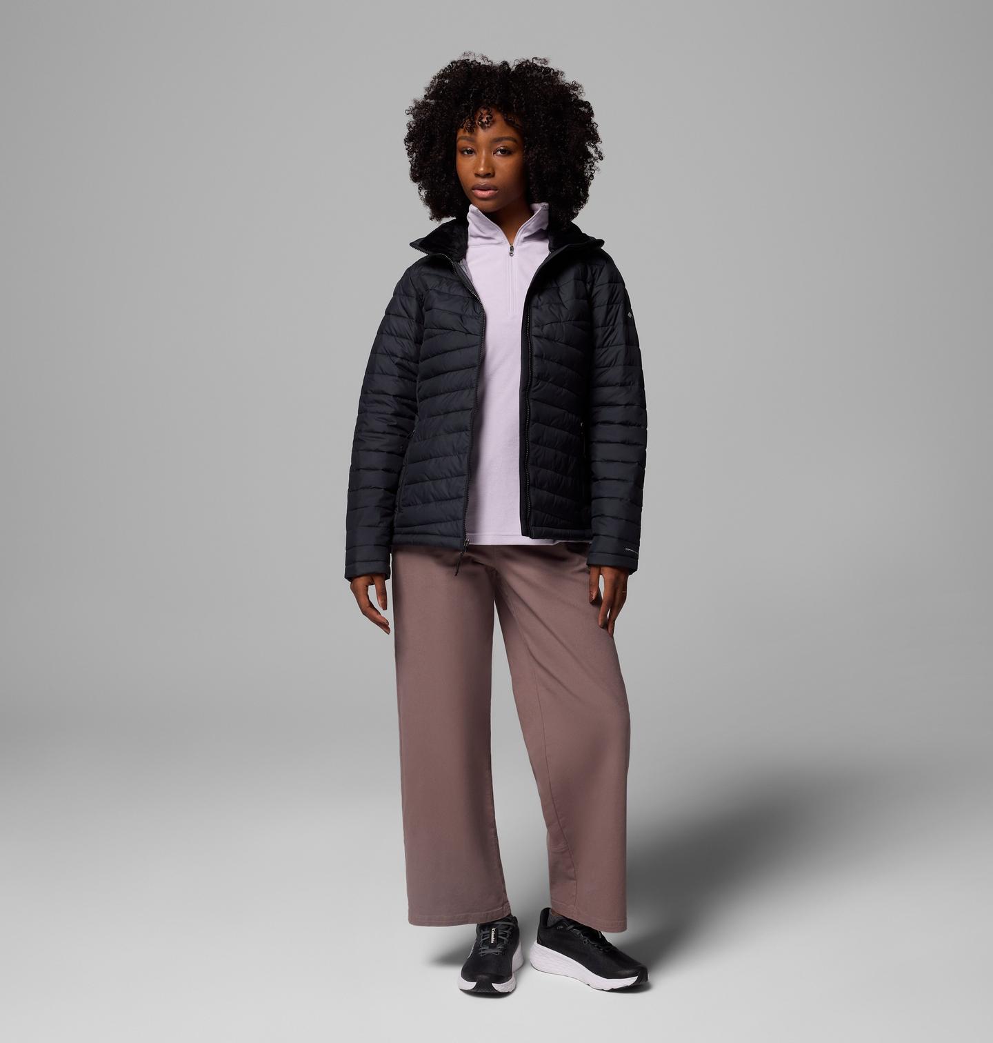 Женская куртка Columbia White Out 1.0 Jacket, цвет: Чёрный — фото 2