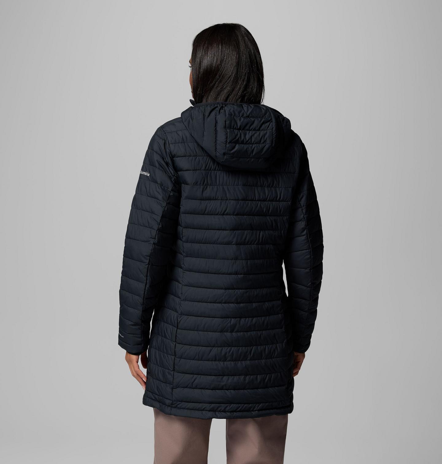 Женская куртка Columbia White Out 1.0 Mid Hooded, цвет: Чёрный — фото 3