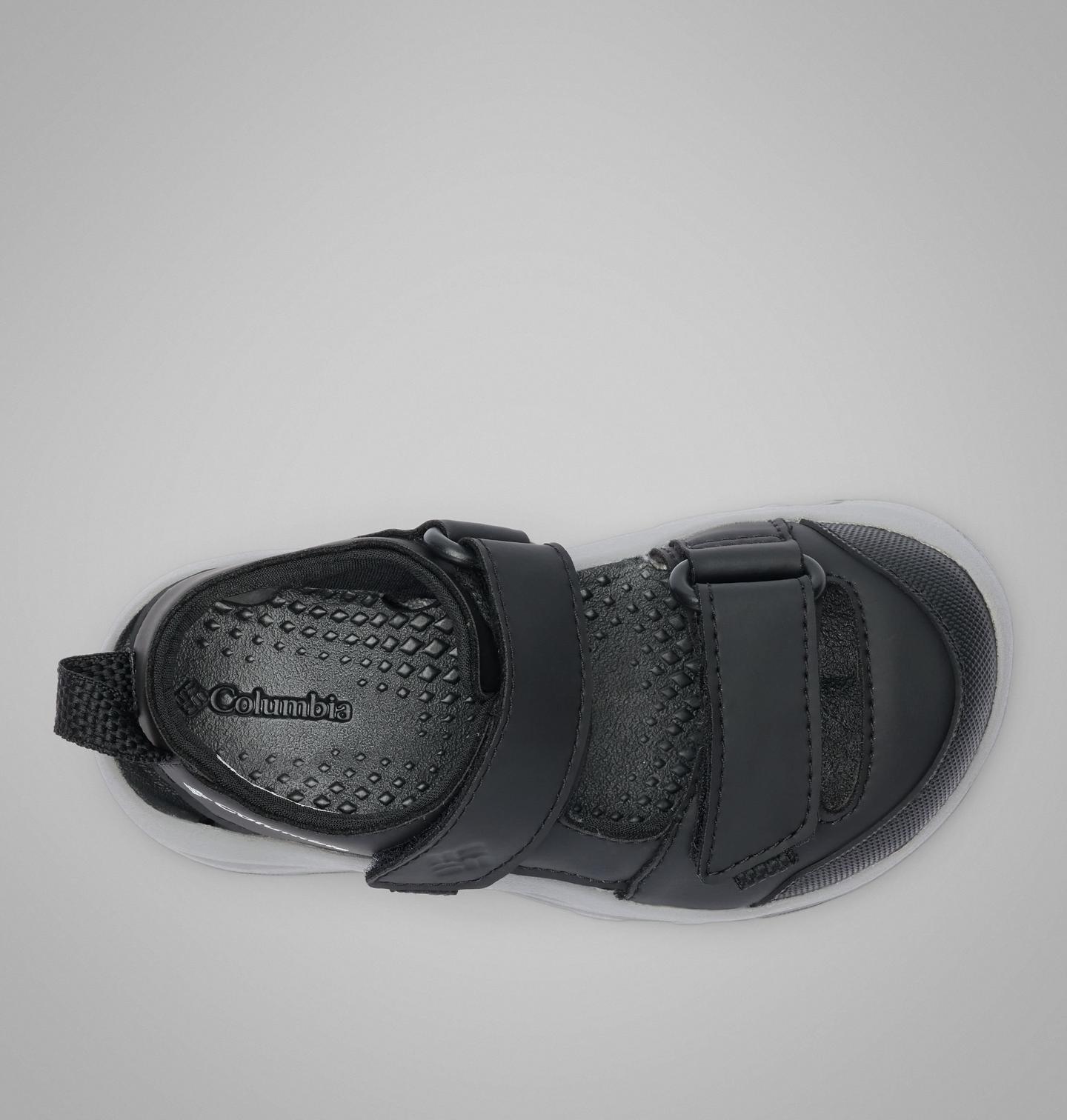 Детские сандалии Columbia Techsun Adventure PT Closed-Toe Sandal, цвет: Чёрный / Белый — фото 4