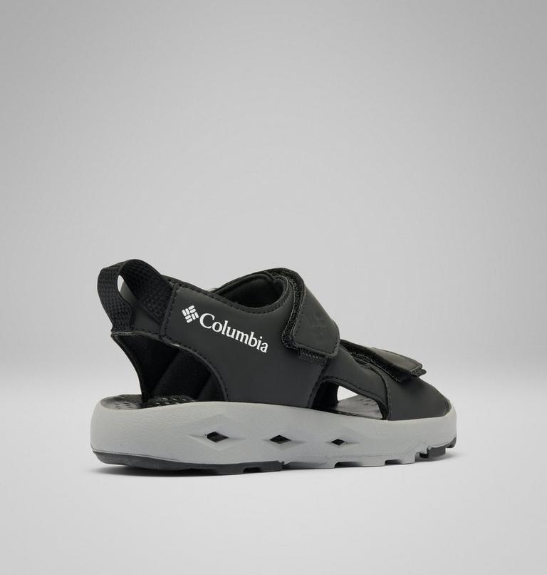 Youth Techsun Adventure Sandal, Color: Black, White, image 9