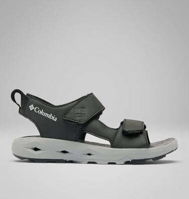 Youth Techsun Adventure Sandal, Color: Black, White, image 3