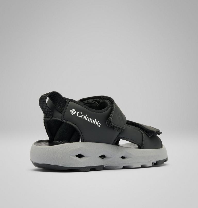 Children's Techsun Adventure Sandal, Color: Black, White, image 9