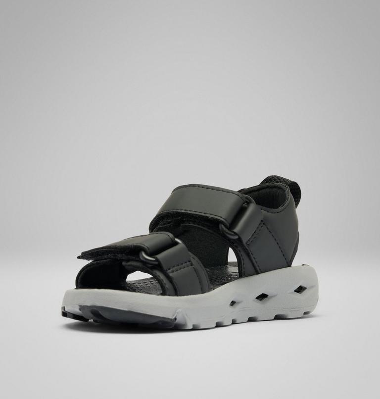 Children's Techsun Adventure Sandal, Color: Black, White, image 7