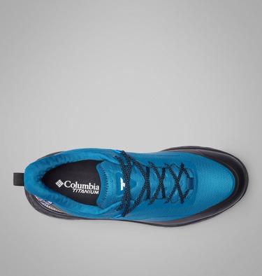 Men's Tellurix Titanium Outdry Hiking Shoe, Color: Phoenix Blue, Black, image 4