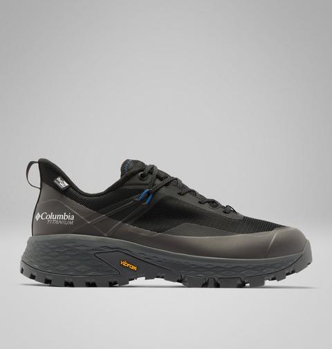 Мужские кроссовки Columbia Tellurix Titanium OutDry, широкие, цвет: Чёрный / Синий