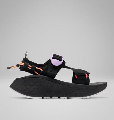 Women's Konos Elevate Strap Sandal, Color: Black, Hydrangea, image 3