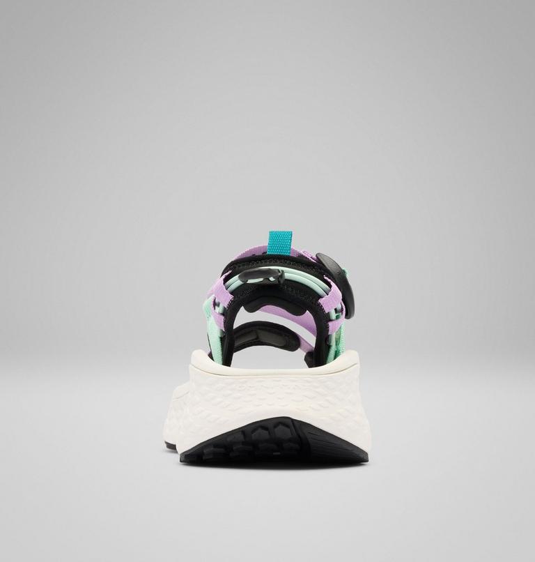 Women's Konos Elevate Strap Sandal, Color: Black, Sea Ice, image 2