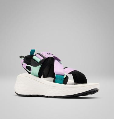Women's Konos Elevate Strap Sandal, Color: Black, Sea Ice, image 3