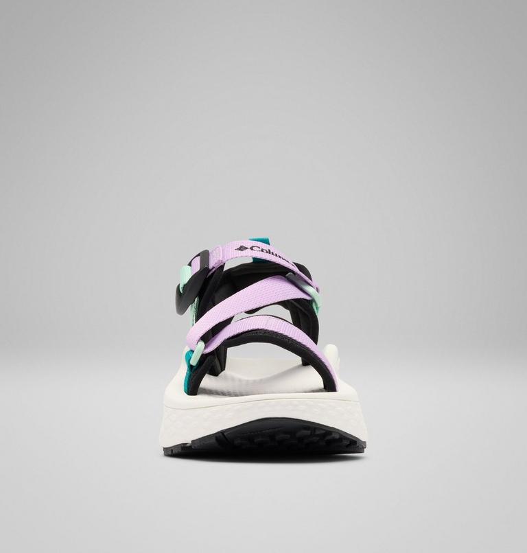 Women's Konos Elevate Strap Sandal, Color: Black, Sea Ice, image 8