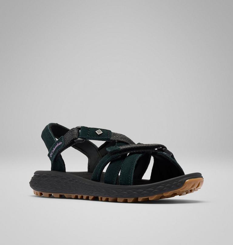 Women's Konos Esla Sandal, Color: Black, Hydrangea, image 3