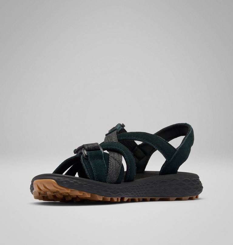 Women's Konos Esla Sandal, Color: Black, Hydrangea, image 7