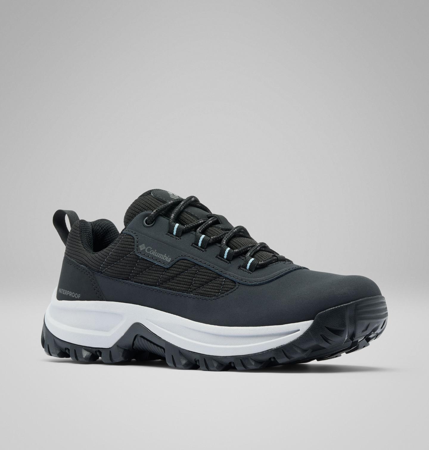 Обувь Columbia Women's Transverse Hike Low WP Shoe, цвет: Чёрный / Тёмно-синий — фото 3