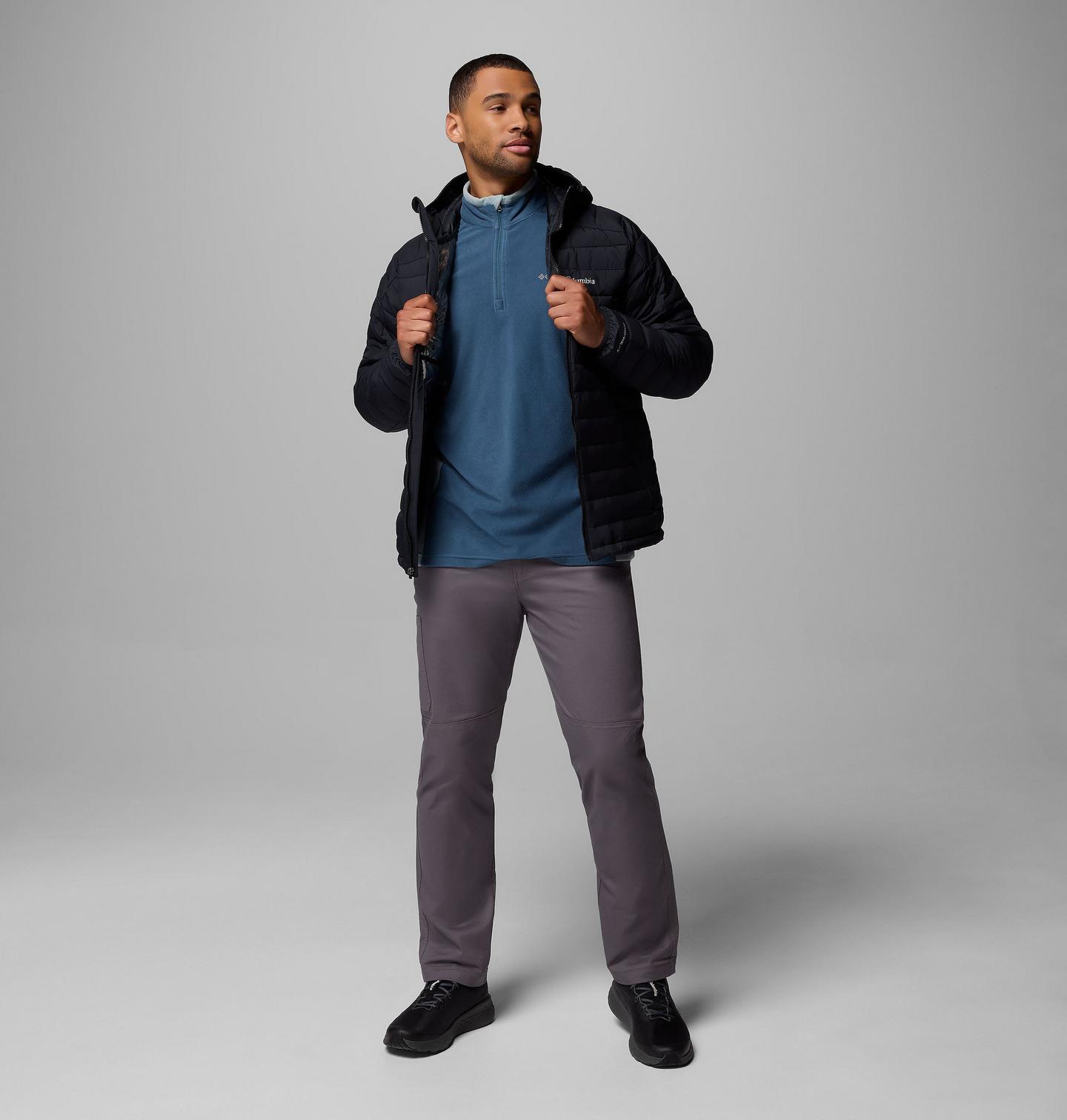 Мужская куртка Columbia White Out 1.0 Hooded, цвет: Чёрный — фото 2