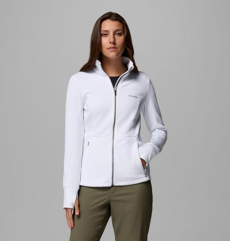 Women's Roffe Ridge III Fleece Jacket, Color: White, image 5