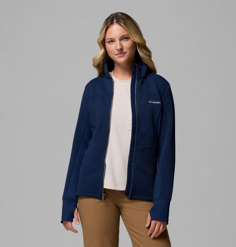 Women's Roffe Ridge III Fleece Jacket, Color: Collegiate Navy, image 5
