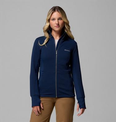 Women's Roffe Ridge III Fleece Jacket, Color: Collegiate Navy, image 7