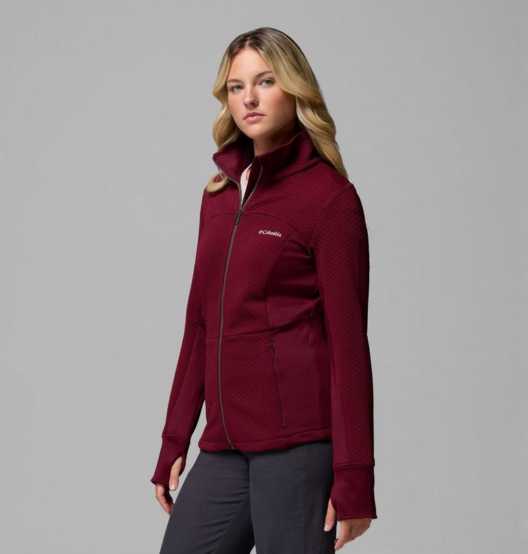 Women's Roffe Ridge III Fleece Jacket, Color: Rich Wine, image 4