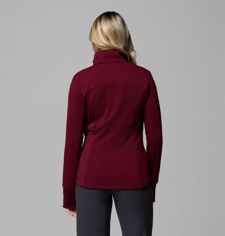 Women's Roffe Ridge III Fleece Jacket, Color: Rich Wine, image 3