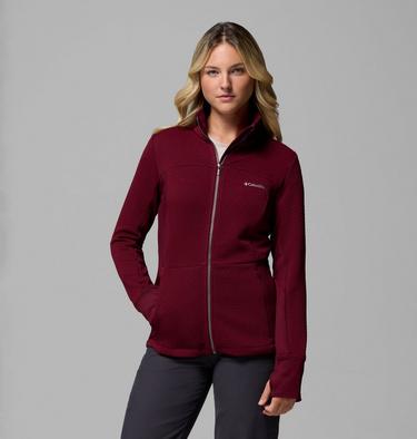 Women's Roffe Ridge III Fleece Jacket, Color: Rich Wine, image 1