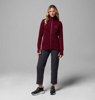 Women's Roffe Ridge III Fleece Jacket, Color: Rich Wine, image 2