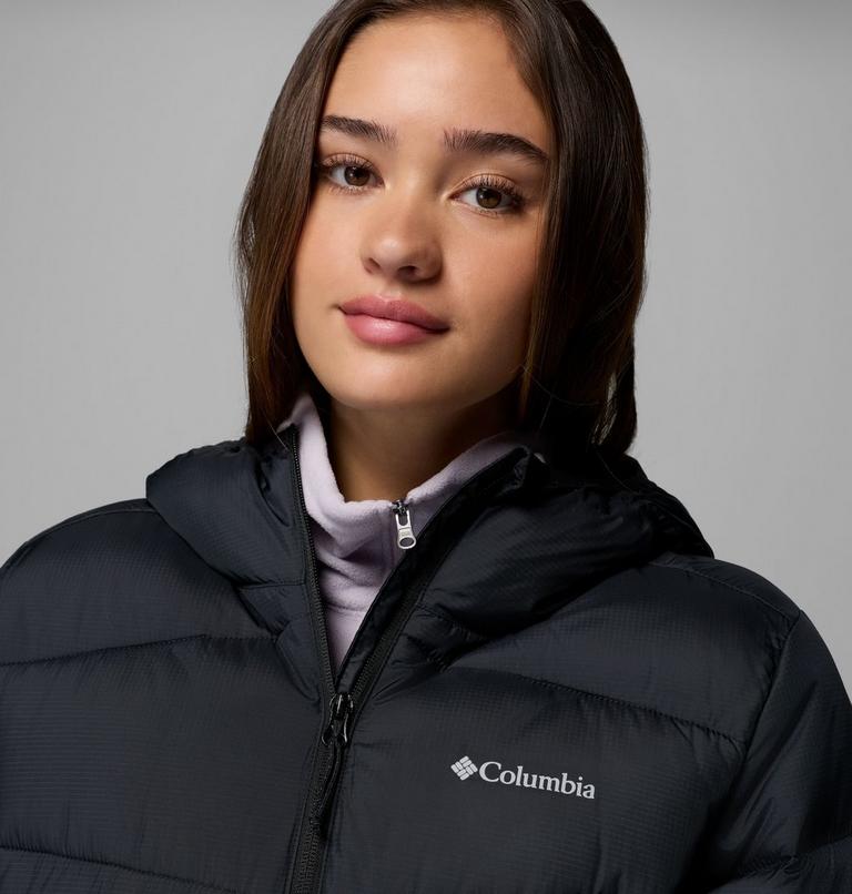 Women's Fivemile Butte Hooded Puffer Jacket, Color: Black, image 6