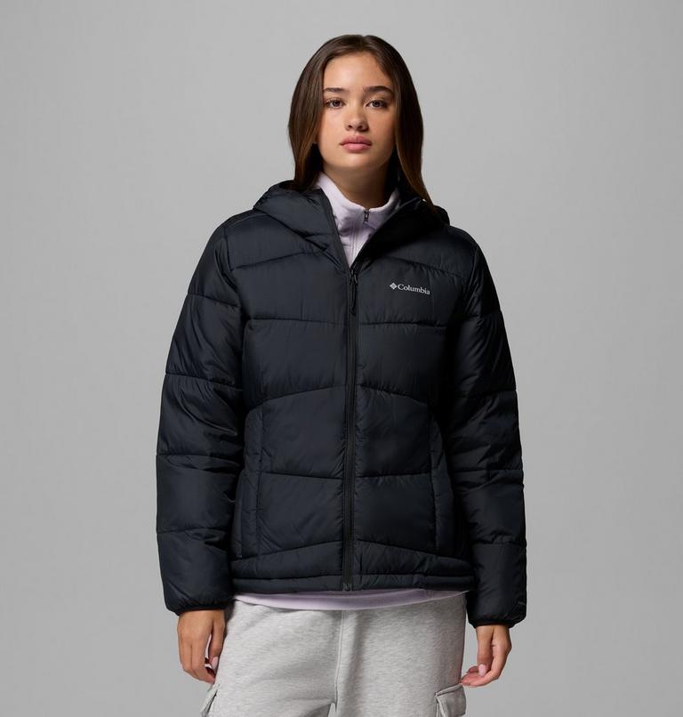 Women's Fivemile Butte Hooded Puffer Jacket, Color: Black, image 1