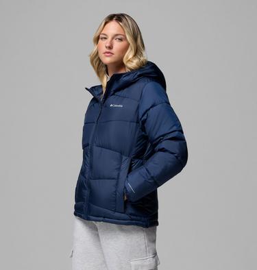 Doudoune à Capuche Fivemile Butte Femme, Color: Collegiate Navy, image 4