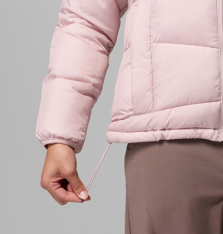 Women's Fivemile Butte Hooded Puffer Jacket, Color: Mineral Pink, image 9