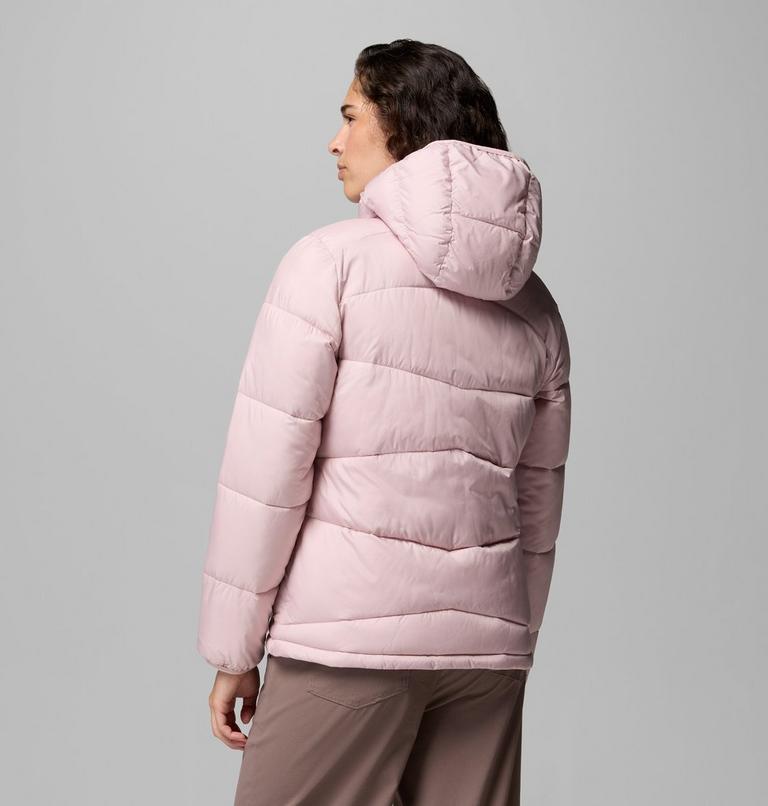 Women's Fivemile Butte Hooded Puffer Jacket, Color: Mineral Pink, image 3