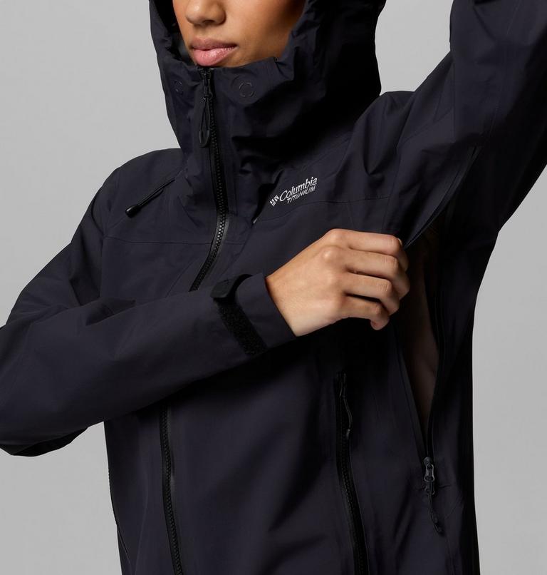 Women's Saudan Pro 3L Waterproof Jacket, Color: Black, image 10