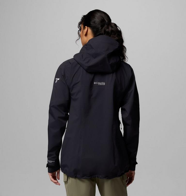 Women's Saudan Pro 3L Waterproof Jacket, Color: Black, image 3