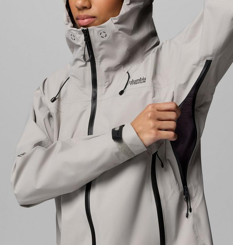 Women's Saudan Pro 3L Waterproof Jacket, Color: Flint Grey, image 10
