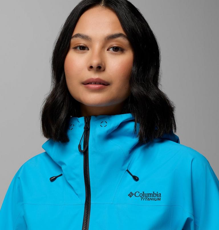 Women's Saudan Pro 3L Waterproof Jacket, Color: Compass Blue, image 7