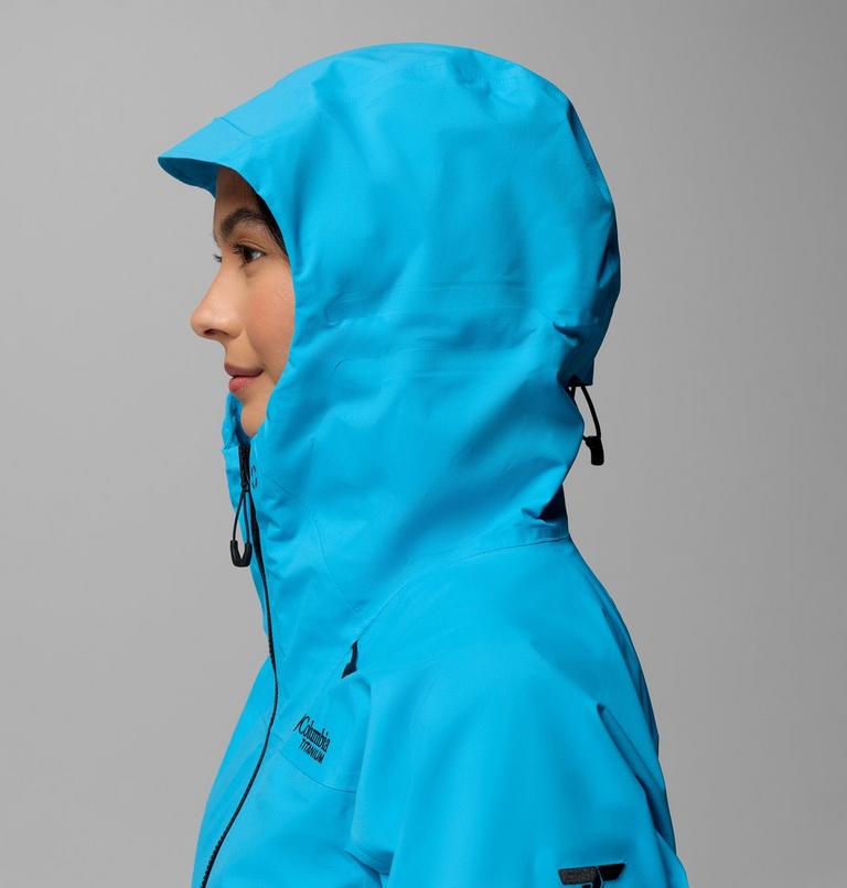 Women's Saudan Pro 3L Waterproof Jacket, Color: Compass Blue, image 8